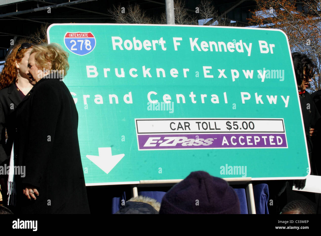 Ethel Kennedy et d'autres notables et les membres de la famille Kennedy
