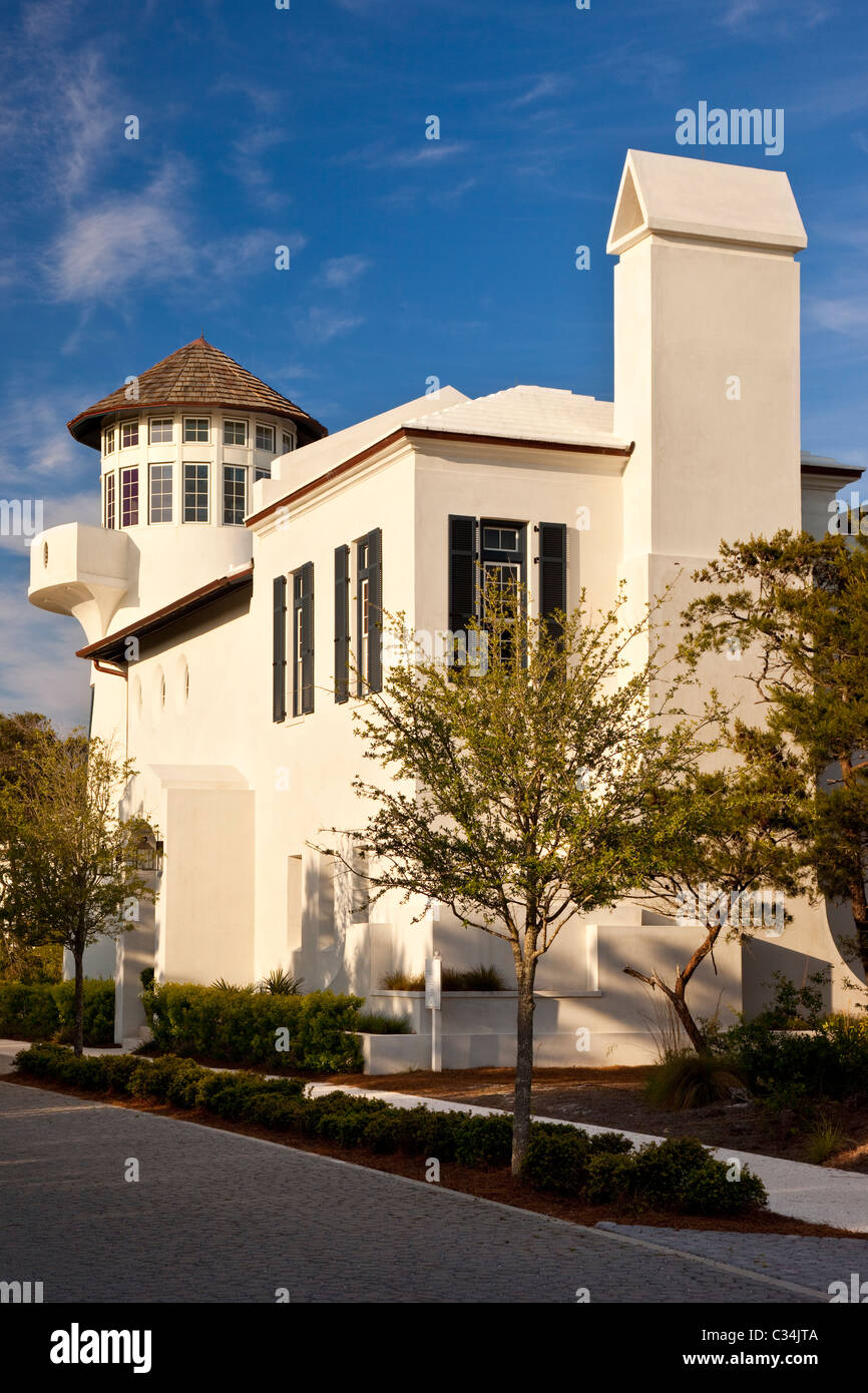 Maisons et condos de luxe à Alys Beach Florida, USA Banque D'Images