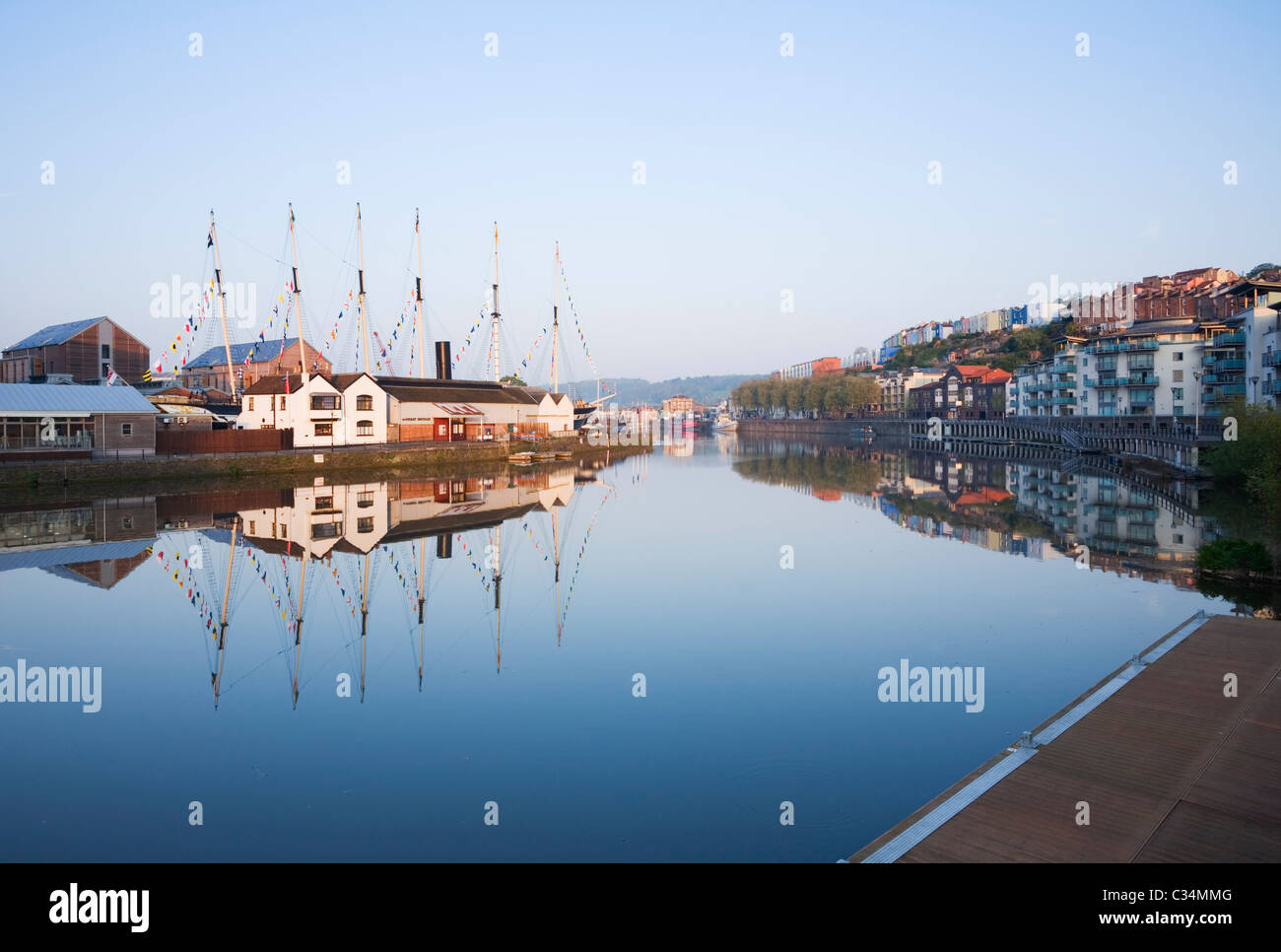 Port flottant de Bristol et le SS Great Britain. Bristol. L'Angleterre. UK. Banque D'Images Port flottant de Bristol et le SS Great Britain. Bristol. L'Angleterre. UK. Banque D'Images