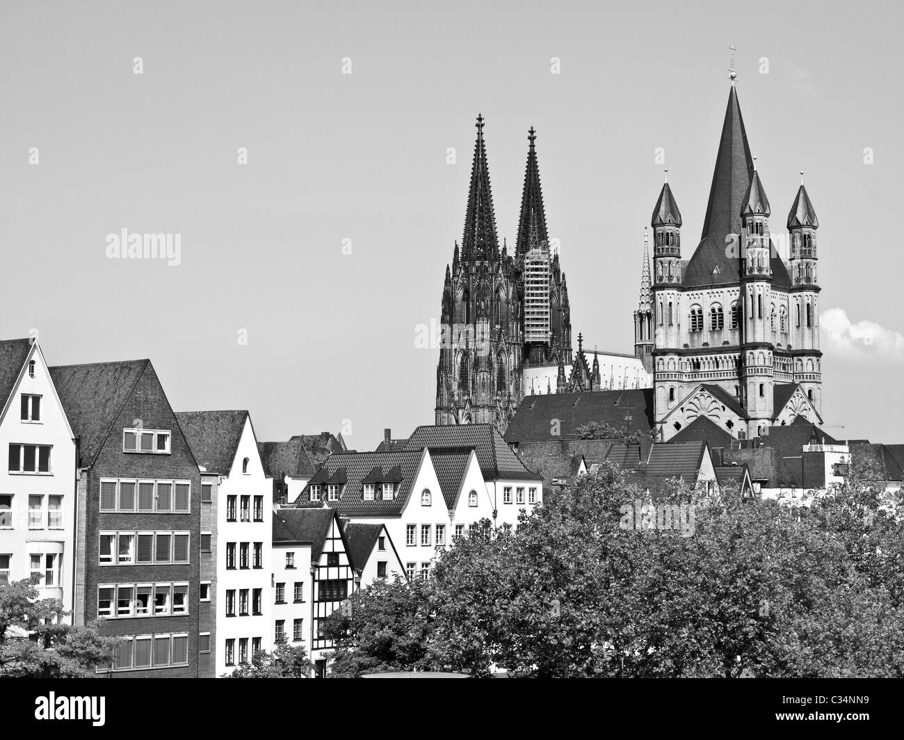 Koelner Dom (Cathédrale de Cologne) dans Koelne, Allemagne Banque D'Images