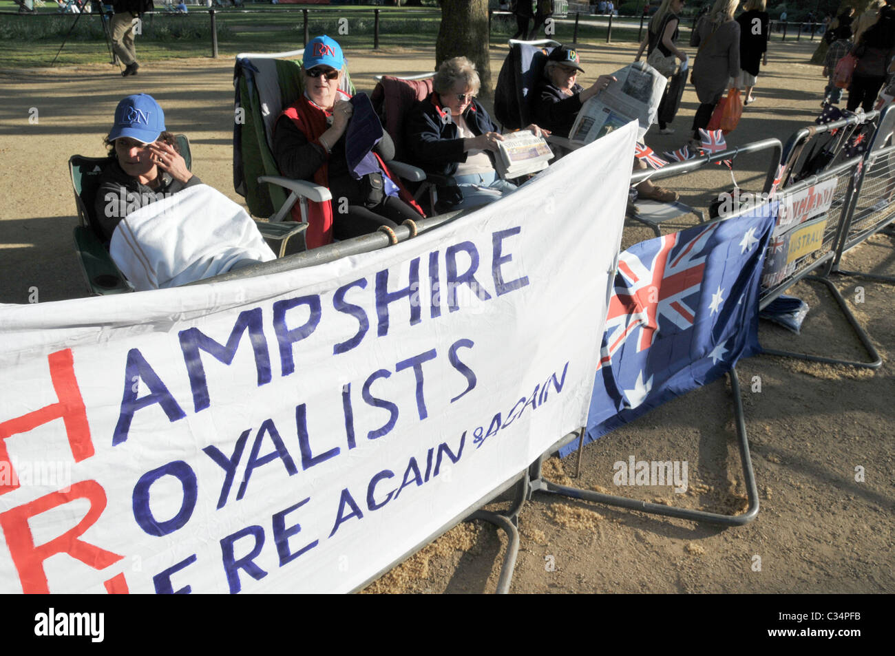 William et Kate Mariage Royal 29 Avril 2011 Banque D'Images