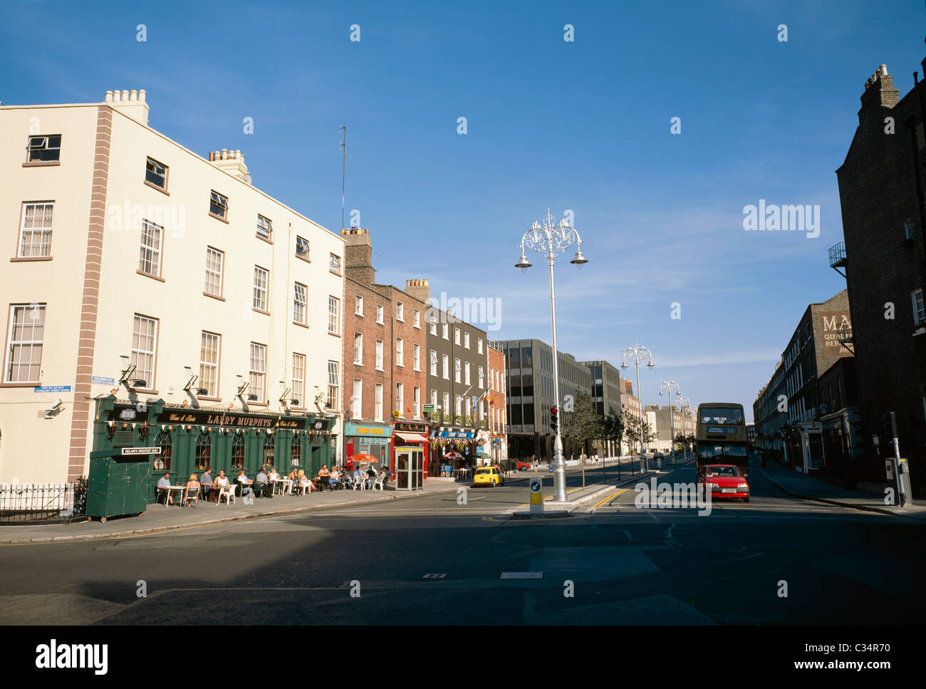 Dublin, Dublin, Irlande Co;des scènes de rue de New Street Banque D'Images