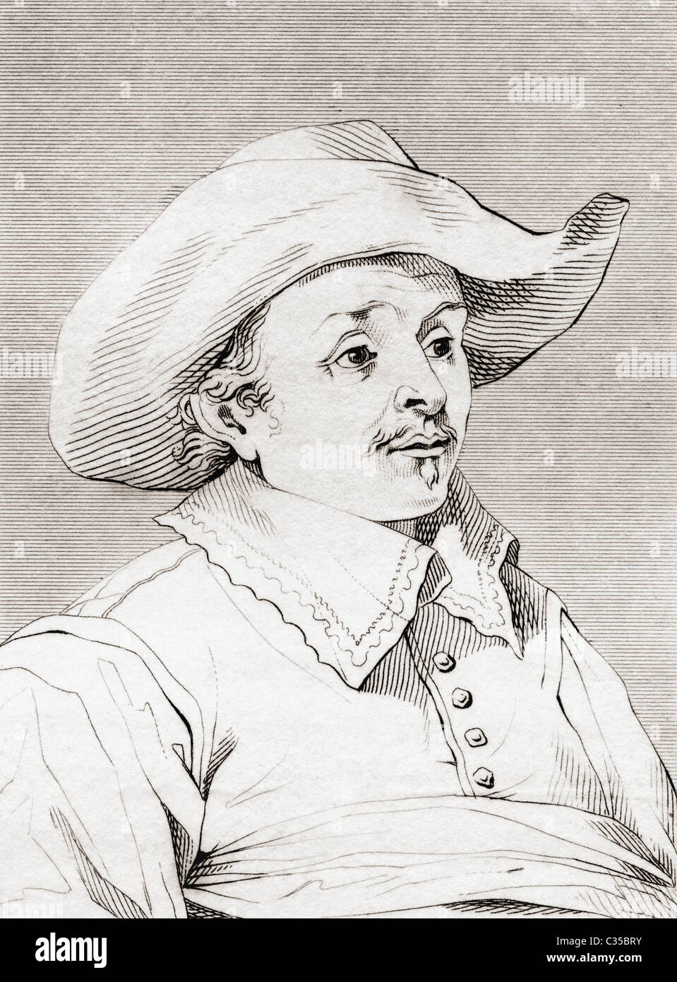 Baptisés, Adriaen van Ostade Adriaen Jansz comme Hendricx,1610 - 1685. Dutch Painter. Banque D'Images