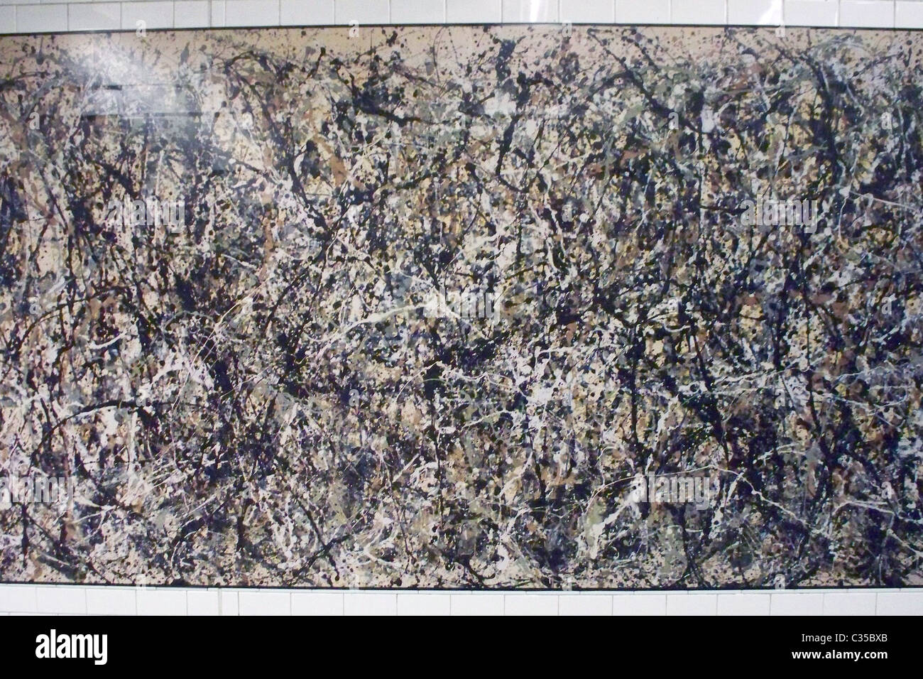 L'oeuvre de Jackson Pollock Le Musée d'Art moderne a mis en place un