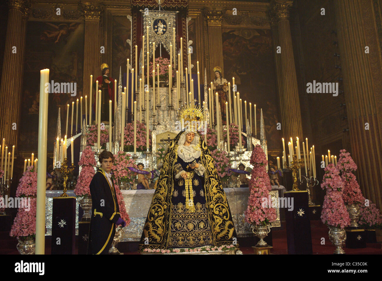 L'église de l'Annonciation à Sevile Banque D'Images