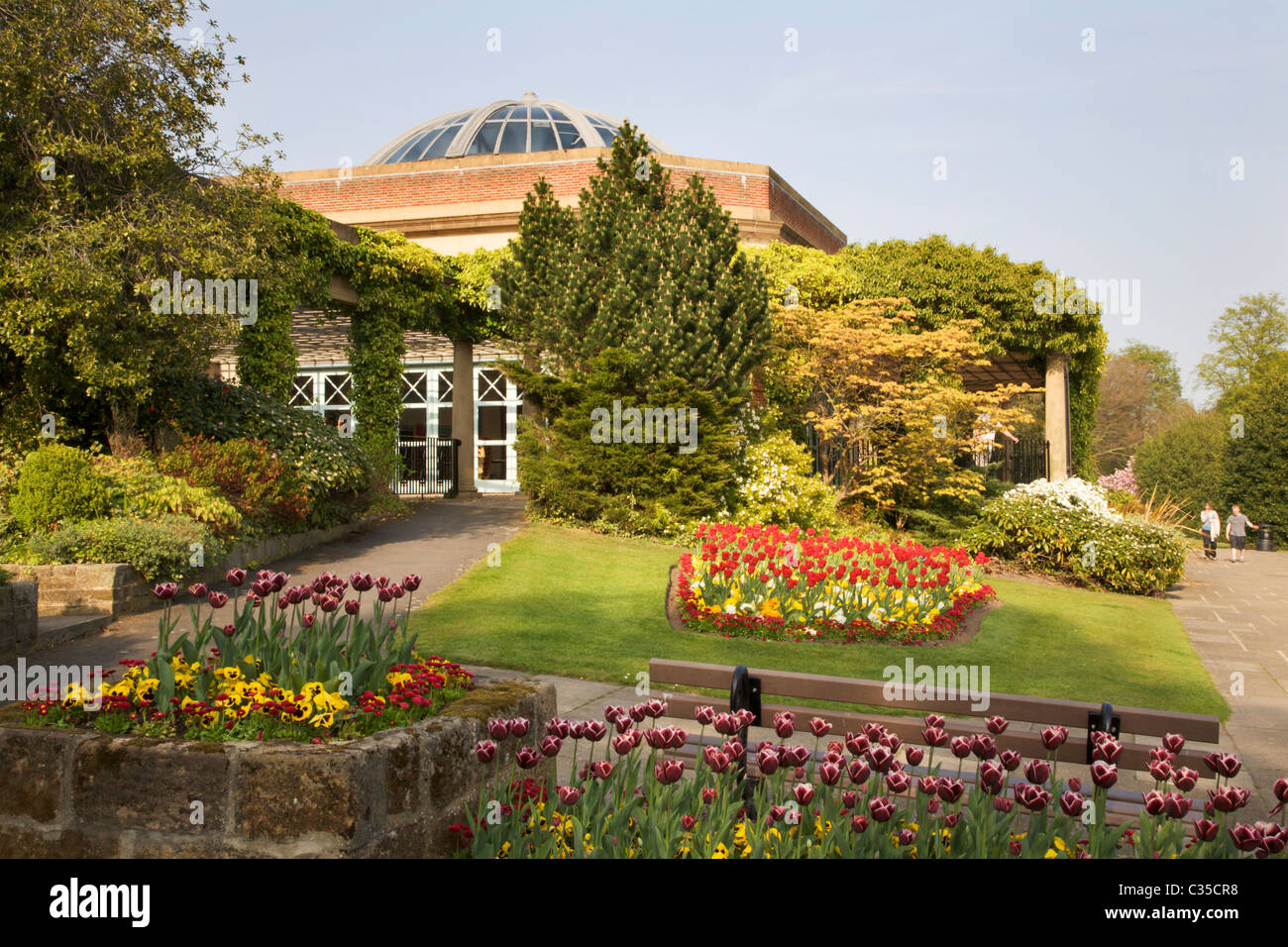 Pavillon Sun Valley Gardens Harrogate North Yorkshire Angleterre Banque D'Images