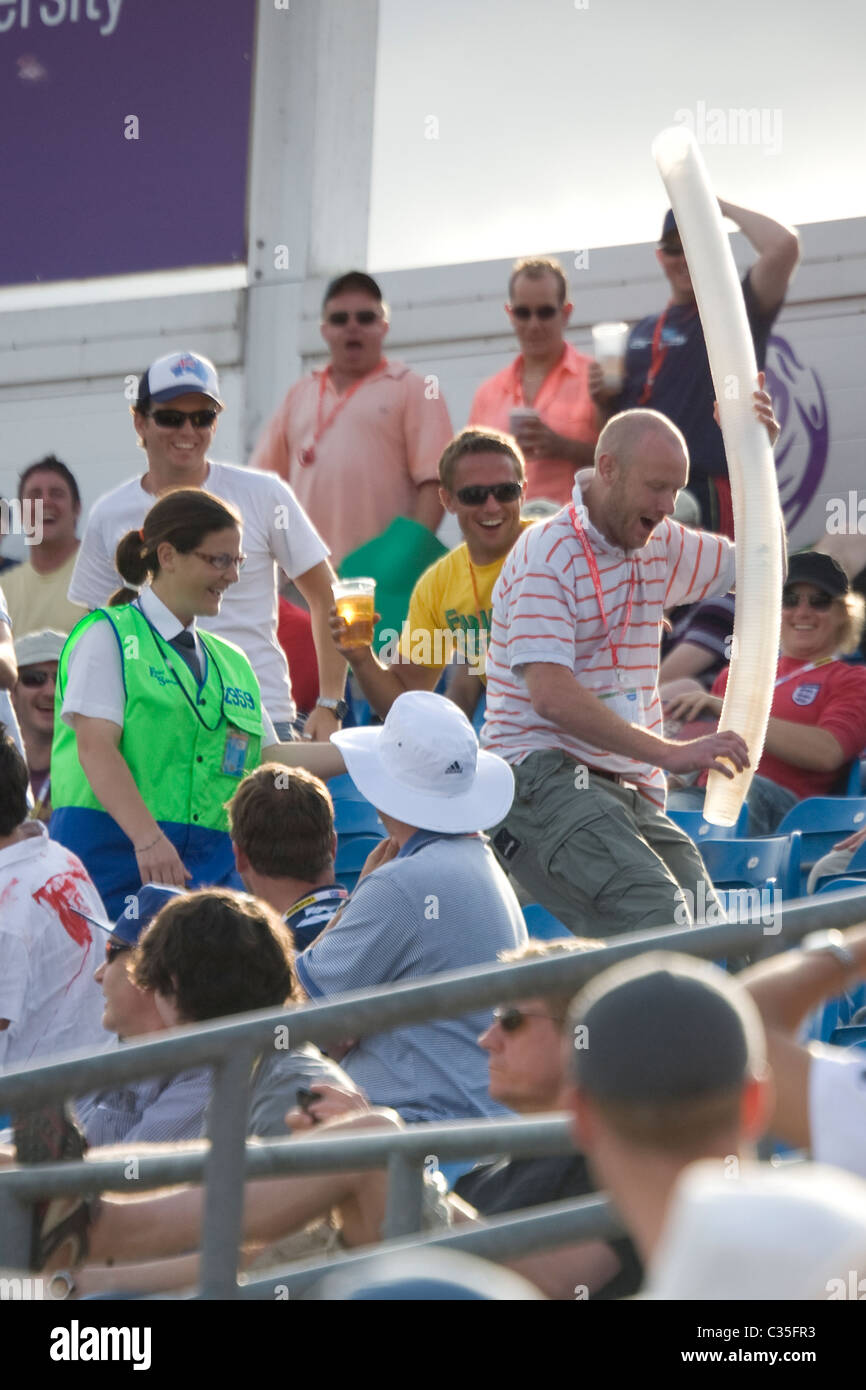 Les verres Tower - Quatrième Test cendres Cricket l'Australie contre l'Angleterre qui a eu lieu en Angleterre Headingly Banque D'Images