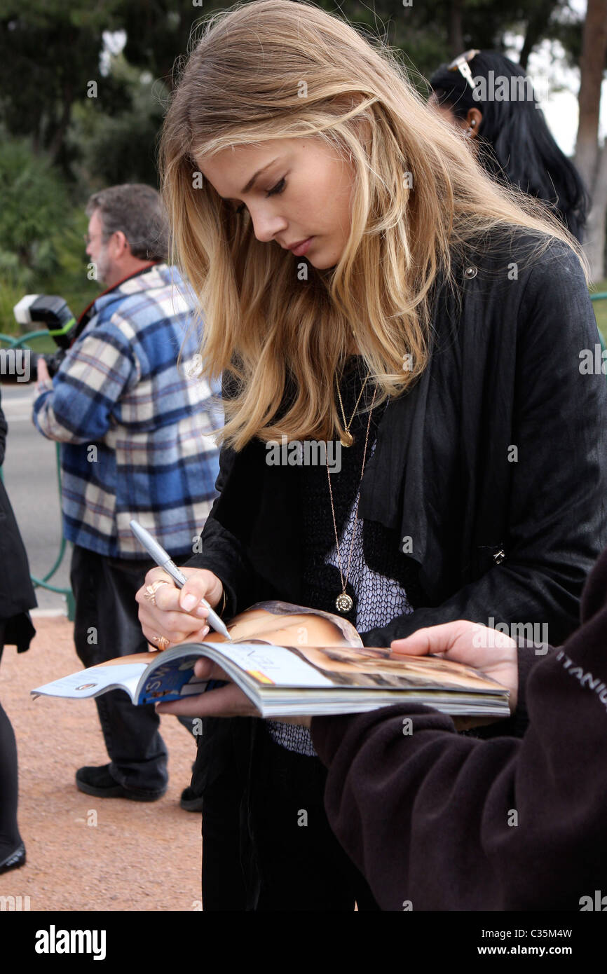 Tori Praver Sports Illustrated Swimsuit Conférence de presse à la Las Vegas Strip Las Vegas, Nevada - 12.02.09 Banque D'Images