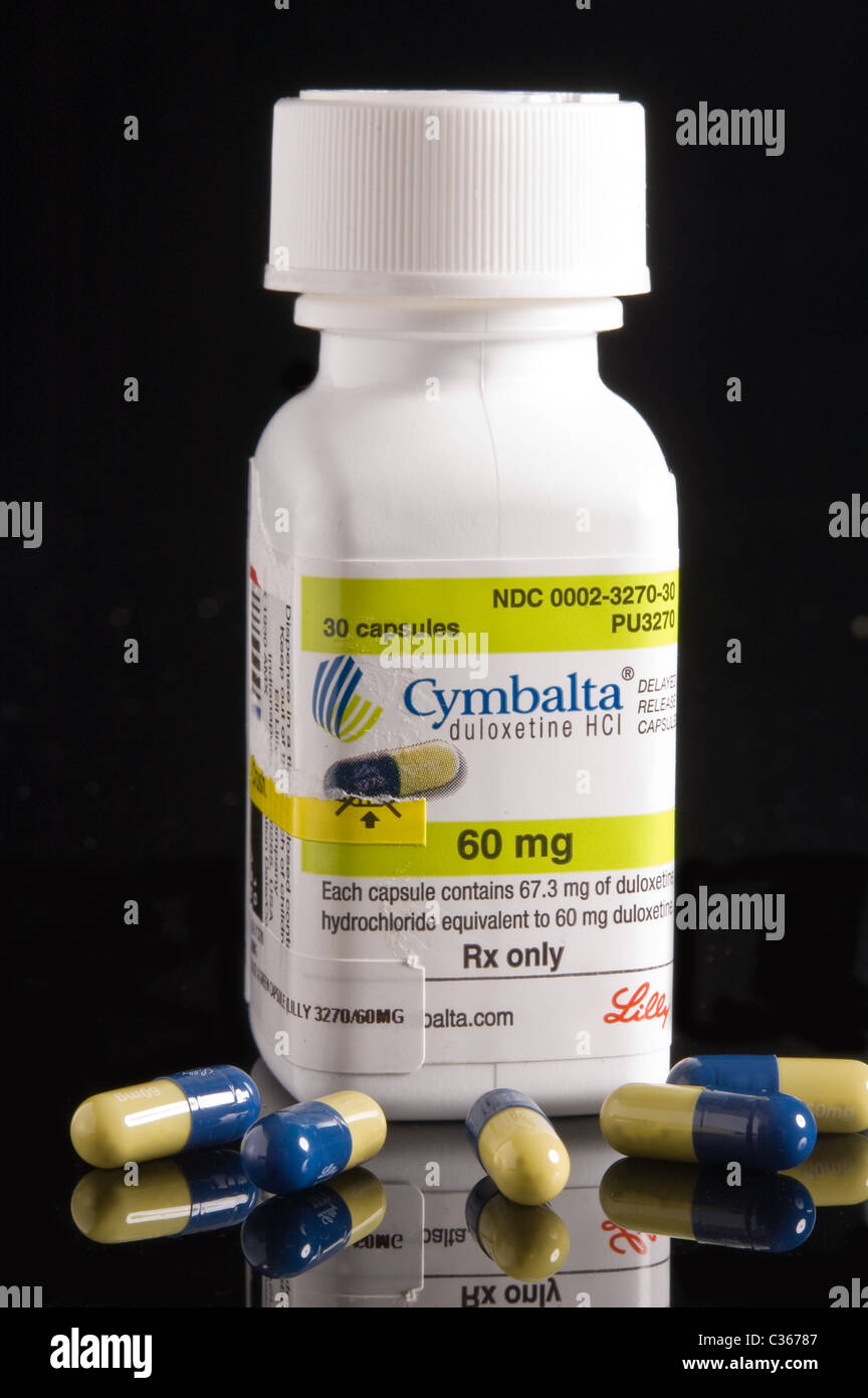 Cymbalta capsules Banque D'Images