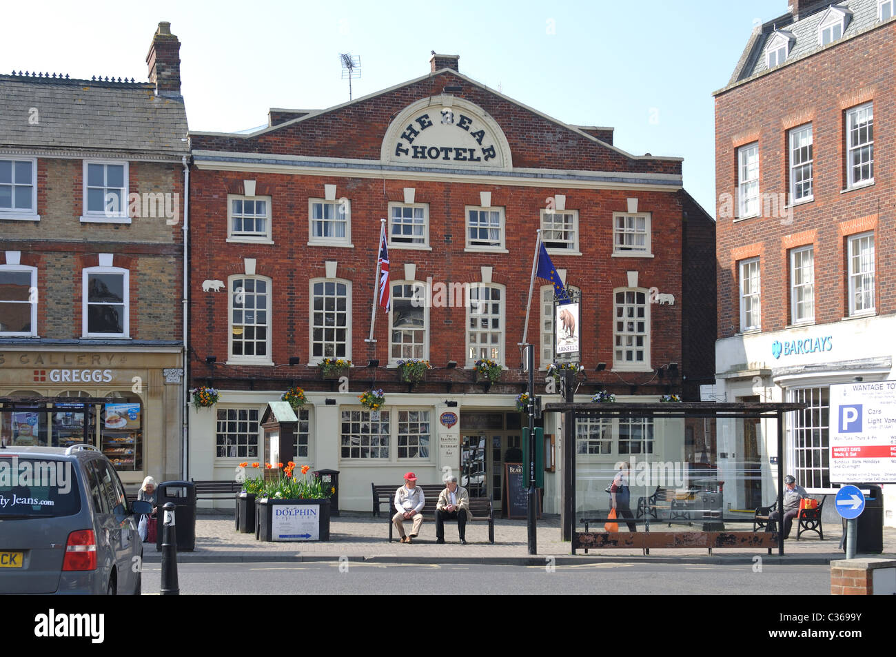 L'ours, hôtel, Wantage Oxfordshire, Angleterre, RU Banque D'Images