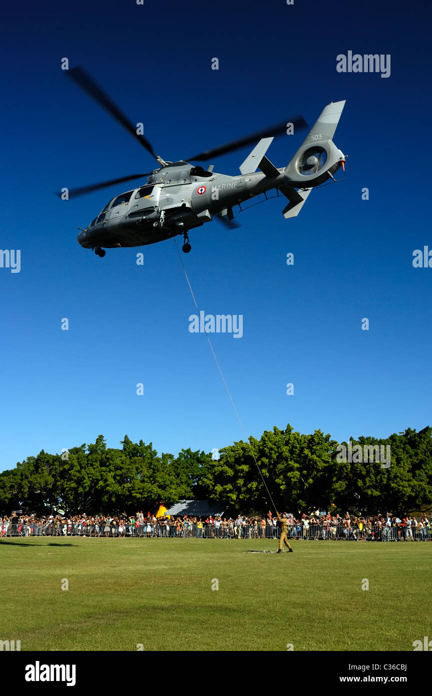 Les forces de l'armée française de montrer Banque D'Images