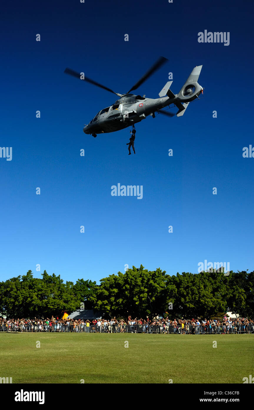 Les forces de l'armée française de montrer Banque D'Images