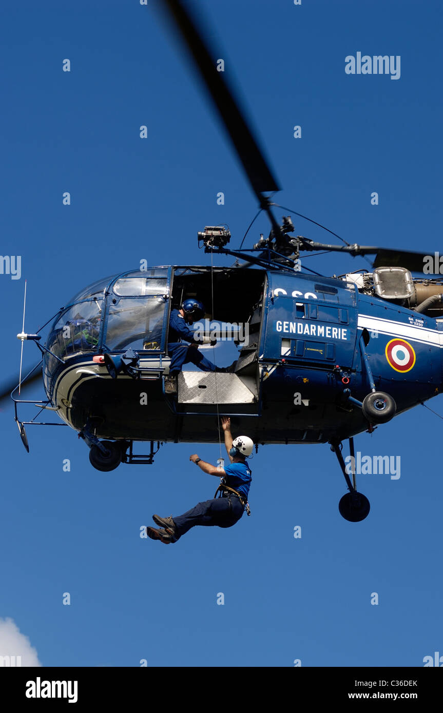 Les forces de l'armée française de montrer Banque D'Images