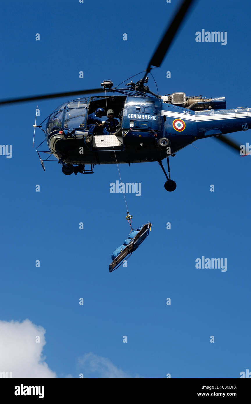 Les forces de l'armée française de montrer Banque D'Images