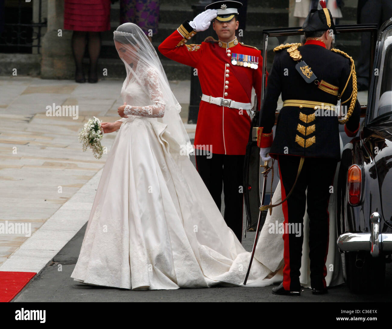 Épouse ROYALE Kate Middleton mariage royal l'abbaye de Westminster l'abbaye de Westminster, Londres, Angleterre 29 Avril 2011 Banque D'Images