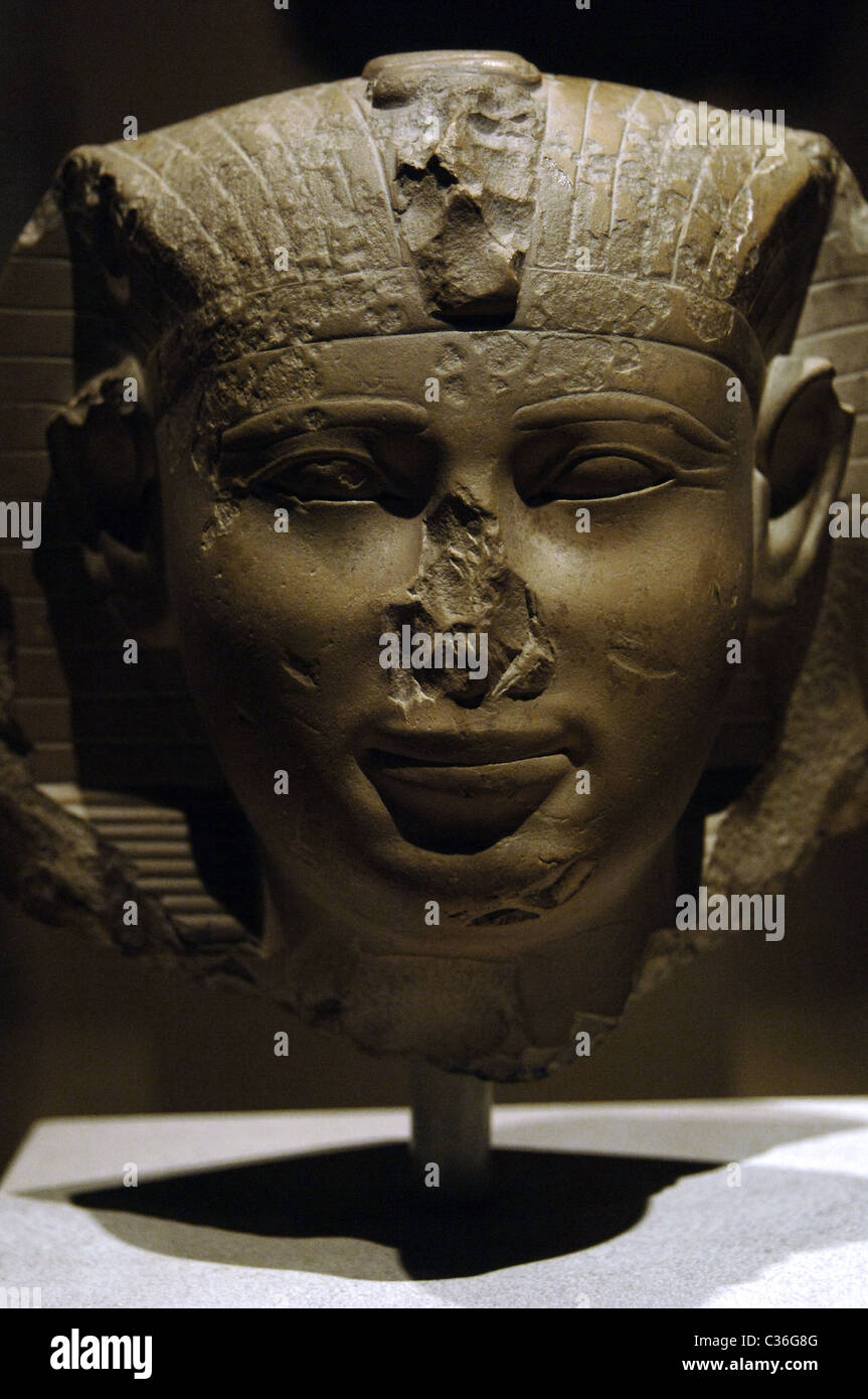 Chef de l'art égyptien, peut-être un roi Mentuhotep III. Empire du Milieu. Fin du xie dynastie. ca. 2000-1988 av. Banque D'Images