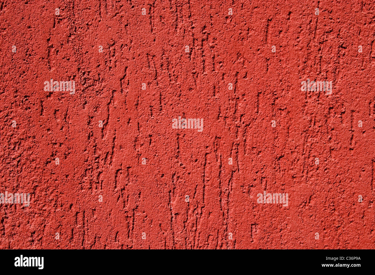 Close-up de ciment rouge texture, détail d'un mur Banque D'Images