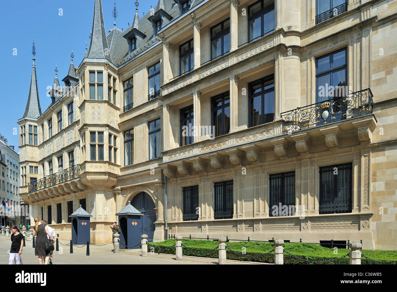 Le Palais grand-ducal / Palais grand-ducal à Luxembourg, Grand-Duché de Luxembourg Banque D'Images