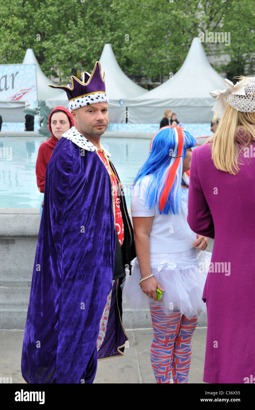 William et Kate Mariage Royal 29 Avril 2011 Banque D'Images