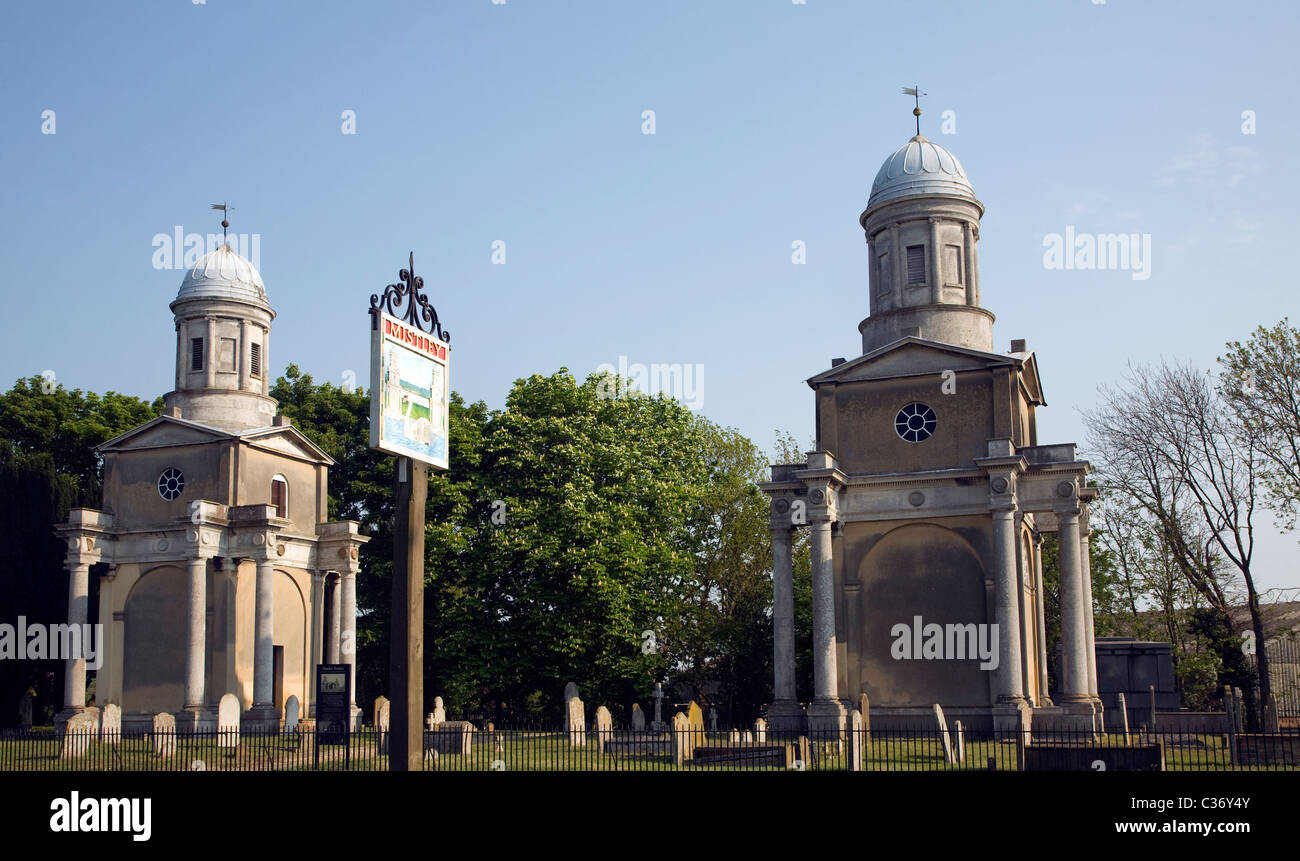 Mistley Towers Angleterre Essex Banque D'Images