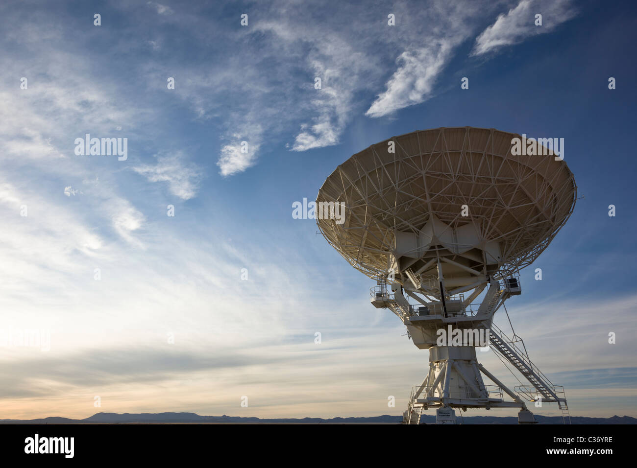 National Radio Astronomy Observatory. Le Very Large Array (VLA) au Nouveau Mexique, USA. Banque D'Images