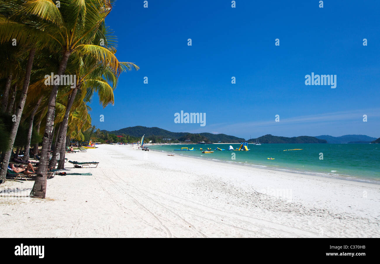 Cenang Beach, Langkawi, Malaisie Banque D'Images