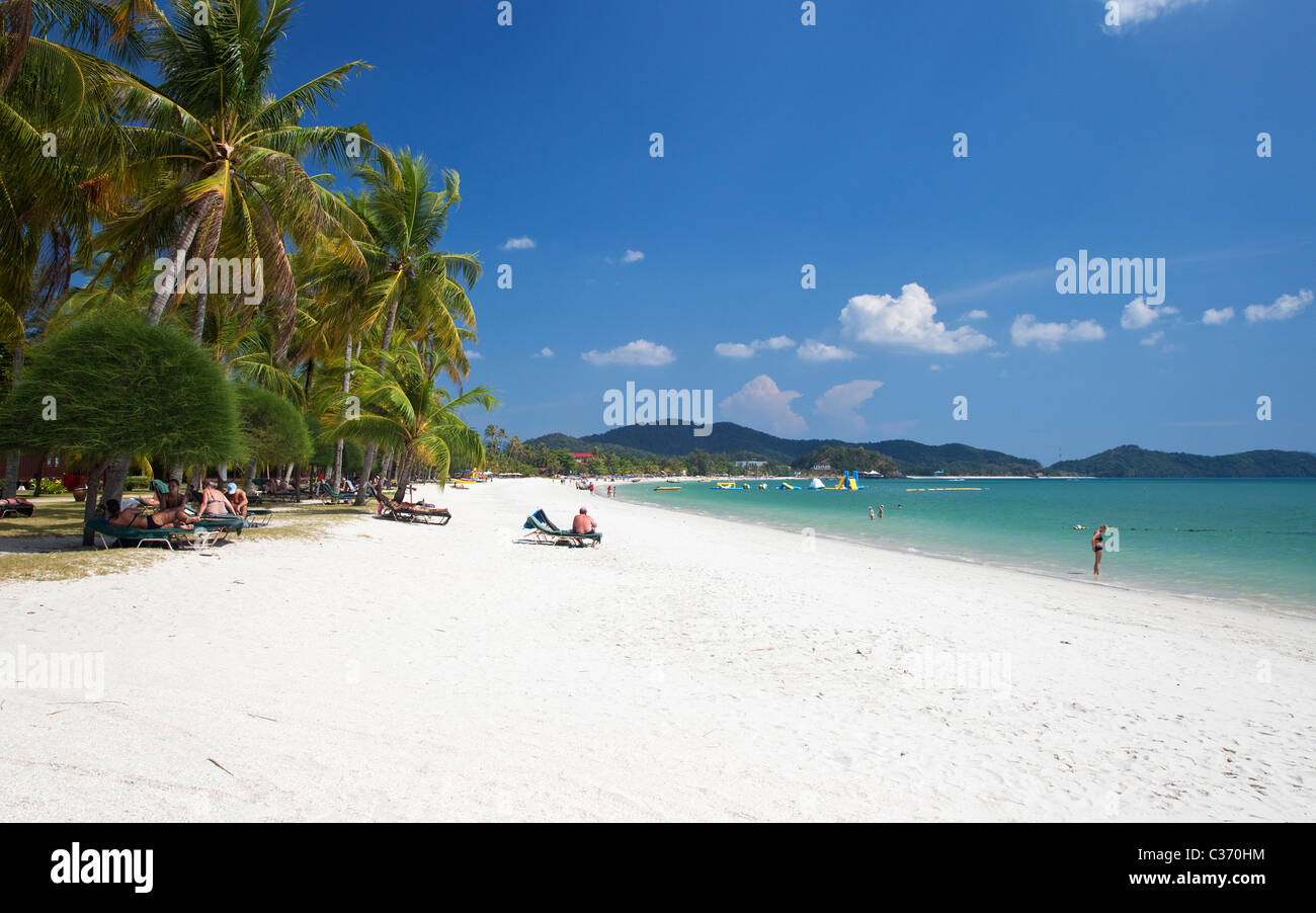 Cenang Beach, Langkawi, Malaisie Banque D'Images