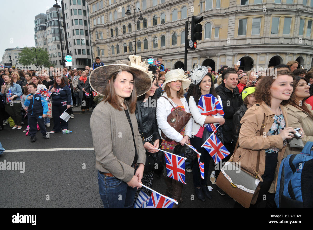 William et Kate Mariage Royal 29 Avril 2011 Banque D'Images