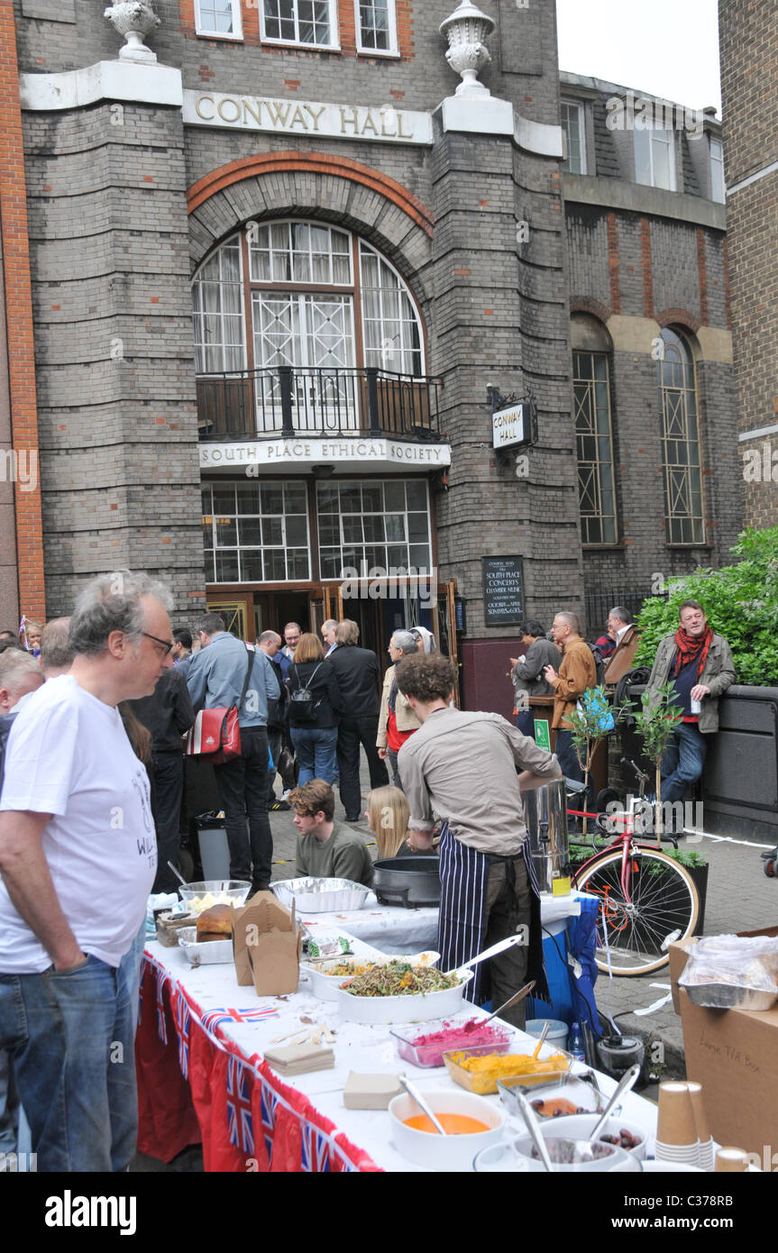 Anti République Royal Wedding event Red Lion Square 29 avril 2011 le socialisme socialiste Banque D'Images