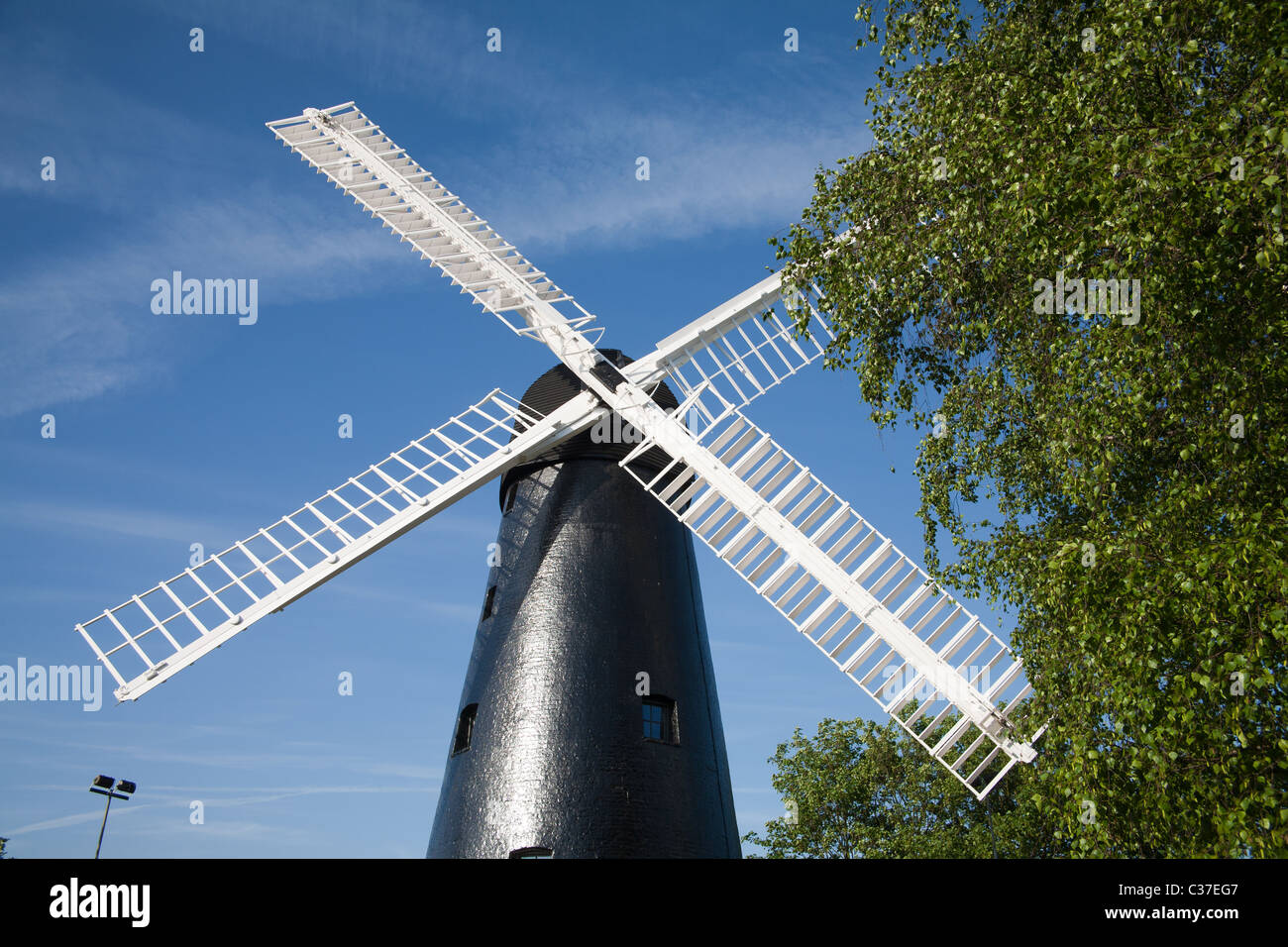 Brixton Ashby Moulin construit en 1816 dans le sud de Londres. Banque D'Images