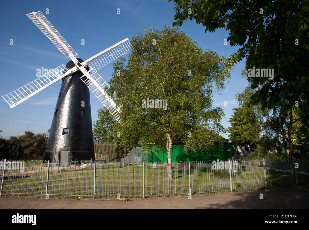 Brixton Ashby Moulin construit en 1816 dans le sud de Londres. Banque D'Images