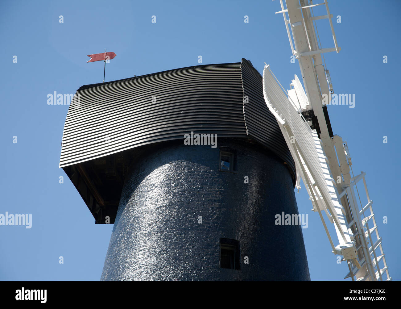 Brixton Ashby Moulin construit en 1816 dans le sud de Londres. Banque D'Images
