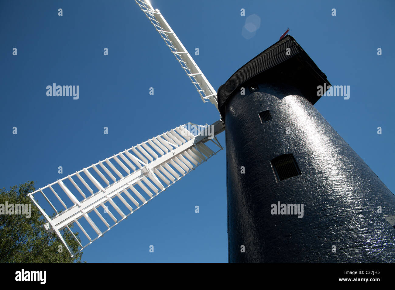 Brixton Ashby Moulin construit en 1816 dans le sud de Londres. Banque D'Images