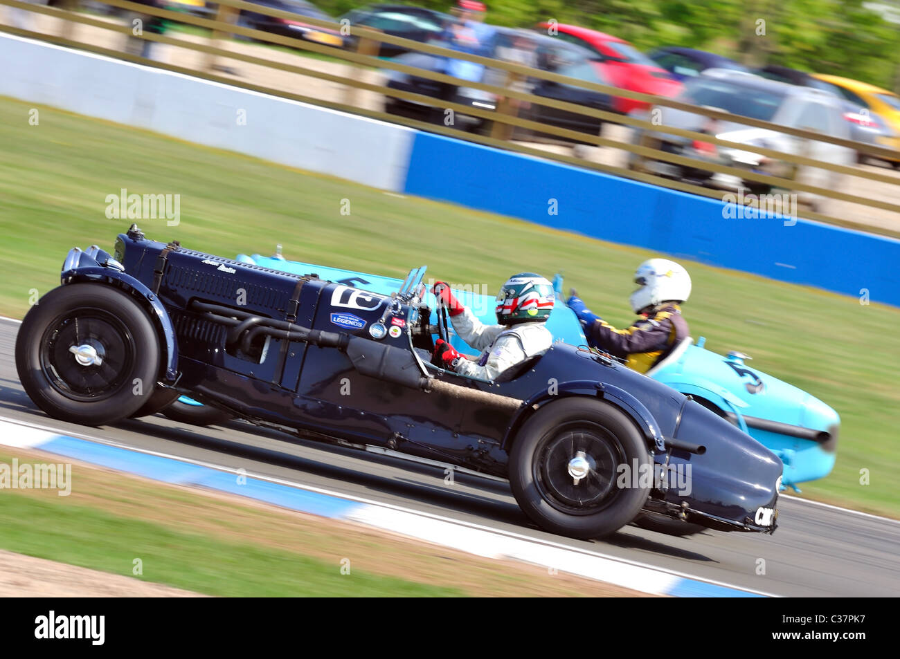 "Jack" pour les voitures d'avant-guerre - Mark Midgley, 1935 Aston Martin Ulster & Peter Neumark/Simon l'Espérance, 1932 Alfa 8C Monza Banque D'Images