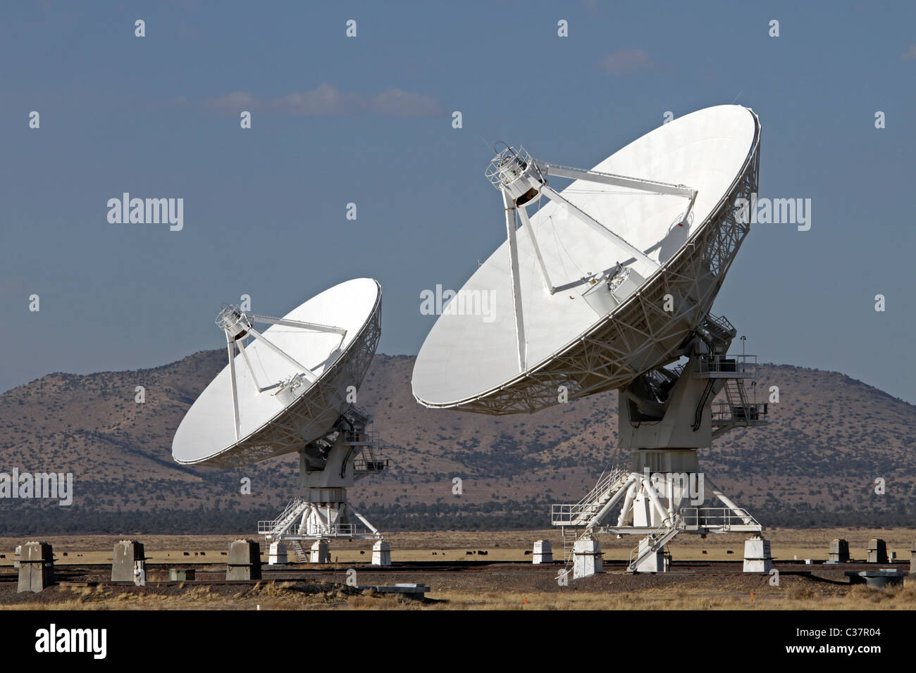 Very Large Array (VLA) Radio Astronomy Observatory situé près de Socorro, Nouveau Mexique, USA. Banque D'Images