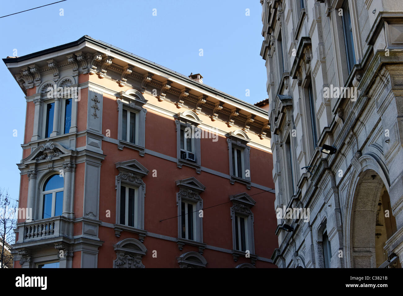 Centre historique, Lugano, Tessin, Suisse Banque D'Images