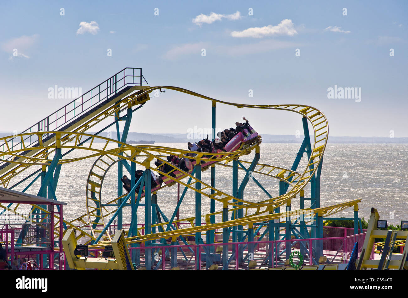 Terrain de Southend-on-Sea, Essex, Angleterre, RU Banque D'Images