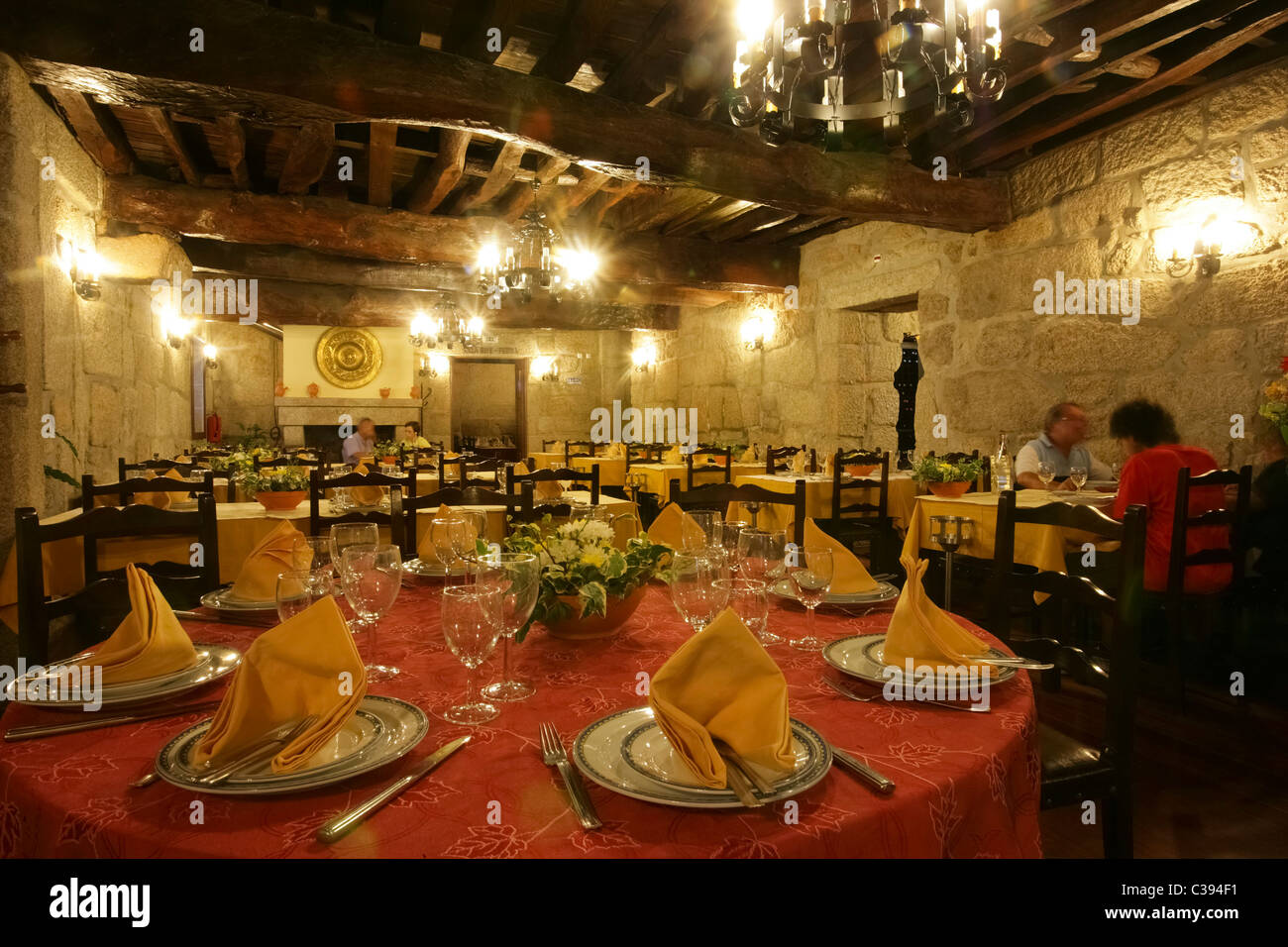 L'intérieur de restaurant Banque D'Images