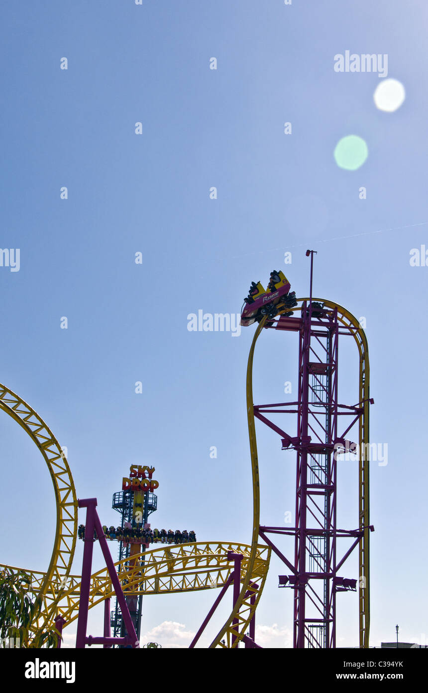 Terrain de Southend-on-Sea, Essex, Angleterre, RU Banque D'Images