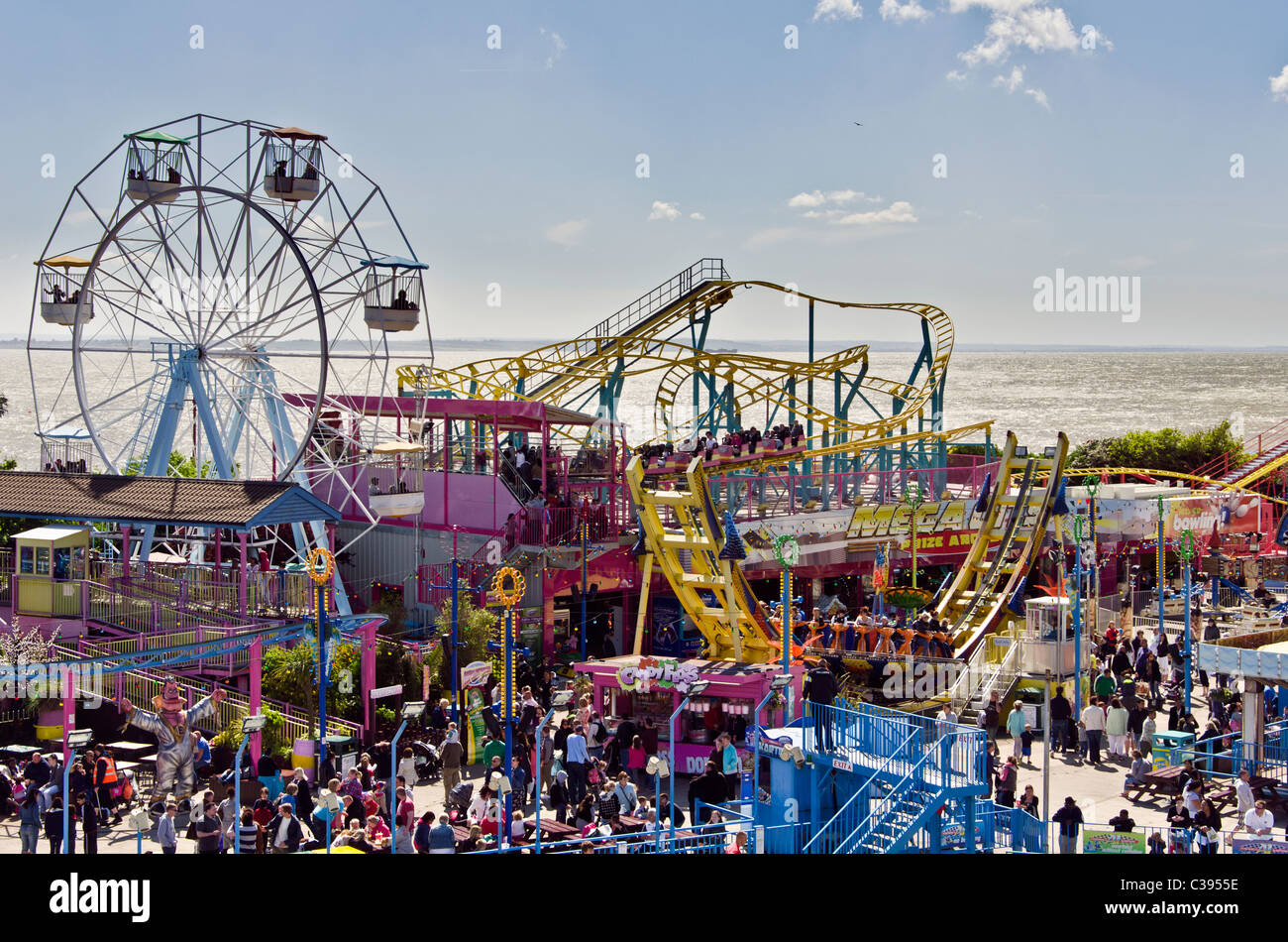 Terrain de Southend-on-Sea, Essex, Angleterre, RU Banque D'Images