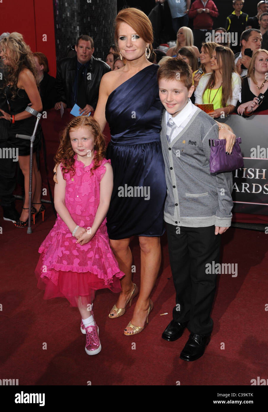 Patsy Palmer, Maisie Smith et James Forde le feuilleton britannique Awards 2009 tenue au Centre de Télévision de la BBC - Londres, des arrivées Banque D'Images