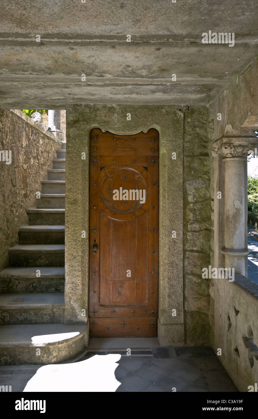 Porte à la Quinta da Regaleira Sintra, Banque D'Images