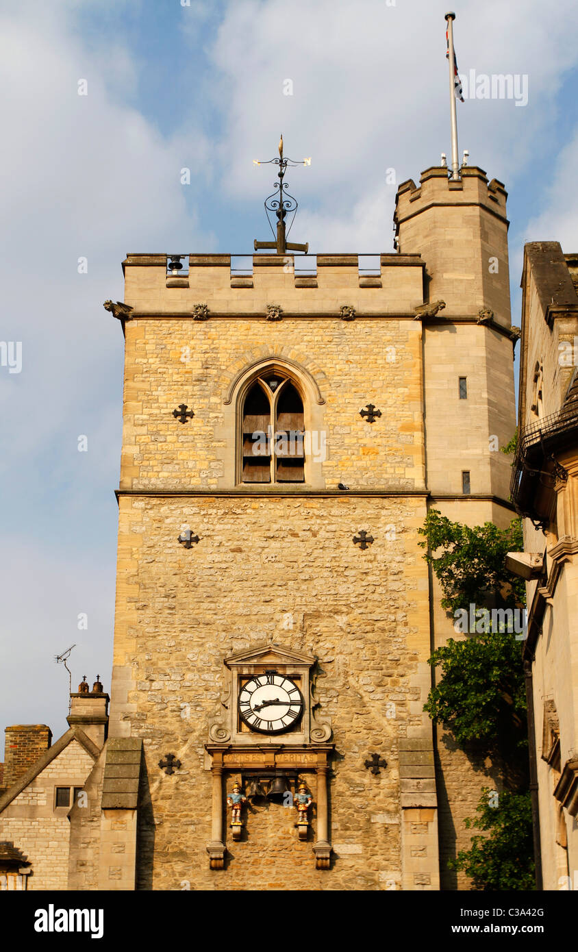 La tour Carfax, Oxford, Angleterre Banque D'Images