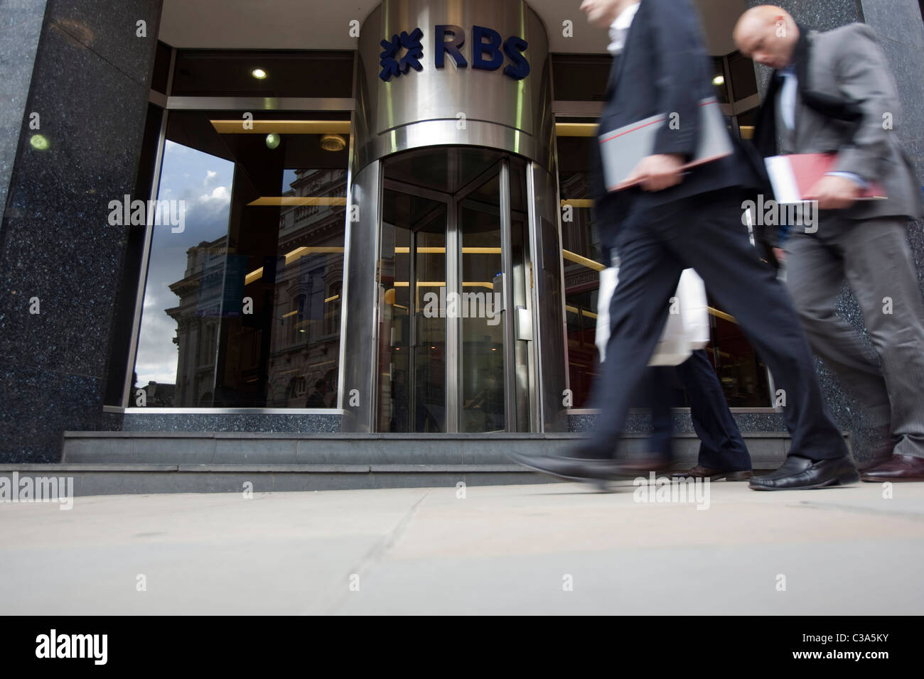 Photo de l'extérieur de la ville de Londres RBS office. Banque D'Images