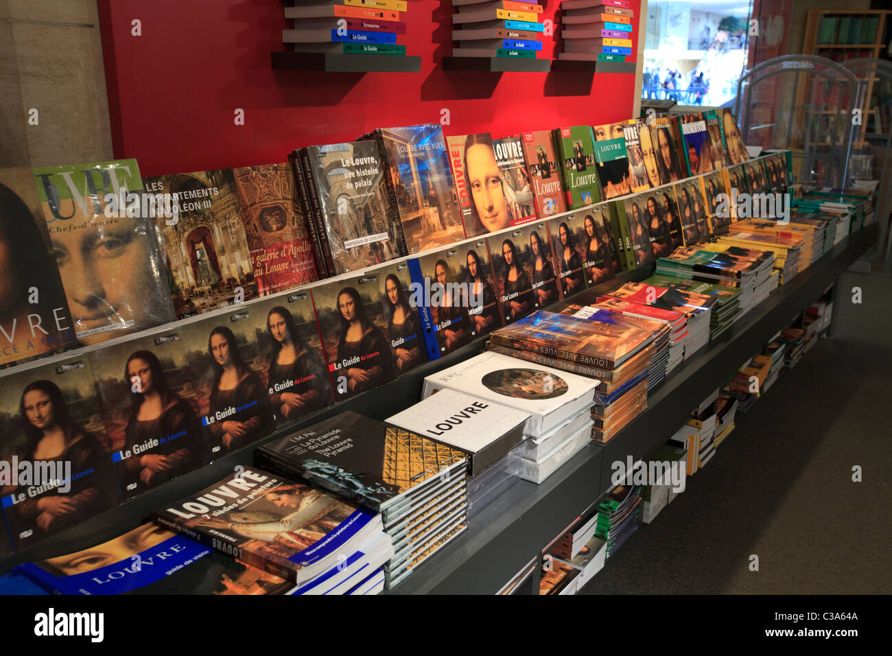 Librairie du Musée du Louvre, Paris, France Banque D'Images
