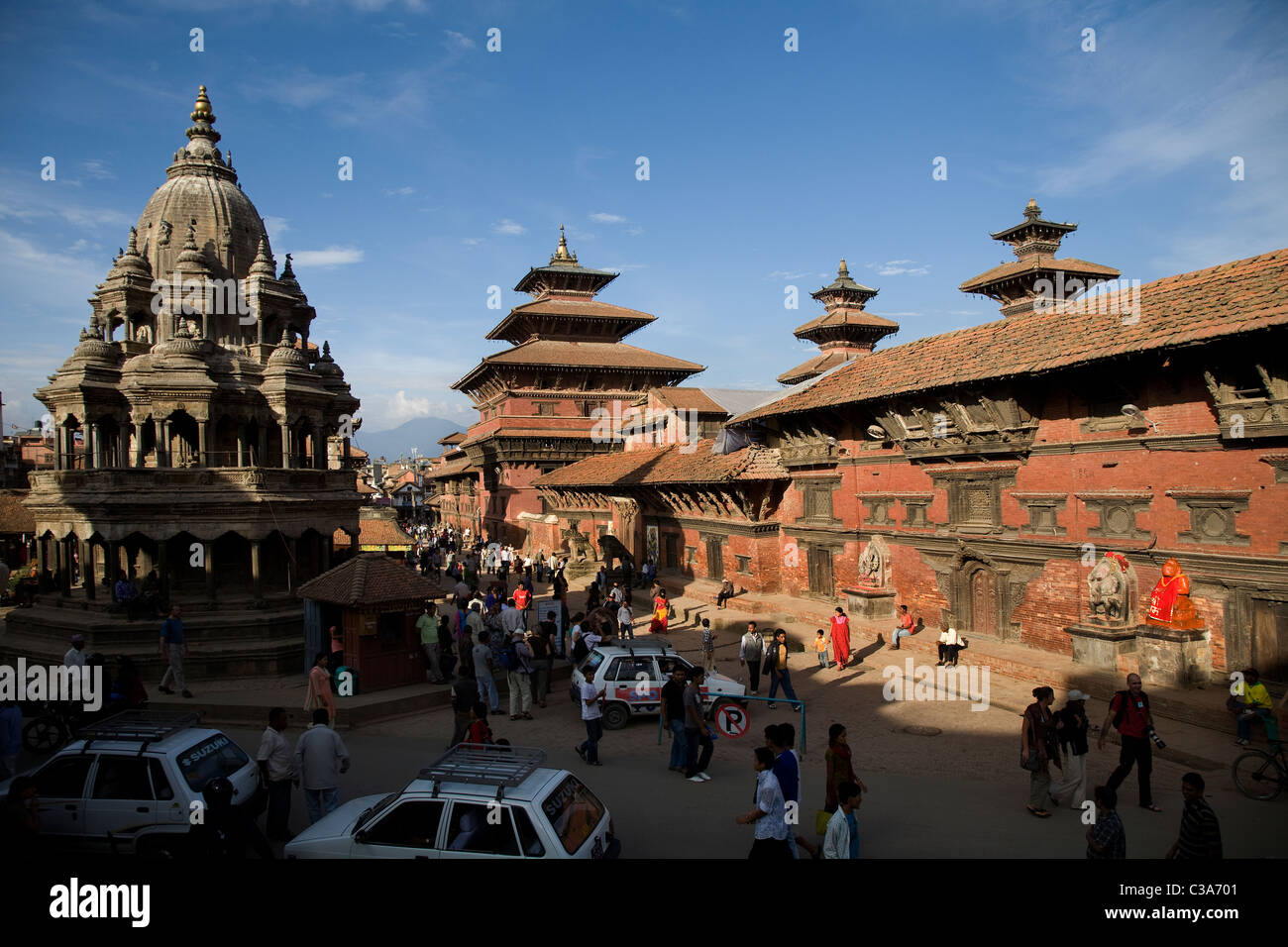 Durbar Square de Patan/ Lalitpur à Katmandou, au Népal. Banque D'Images