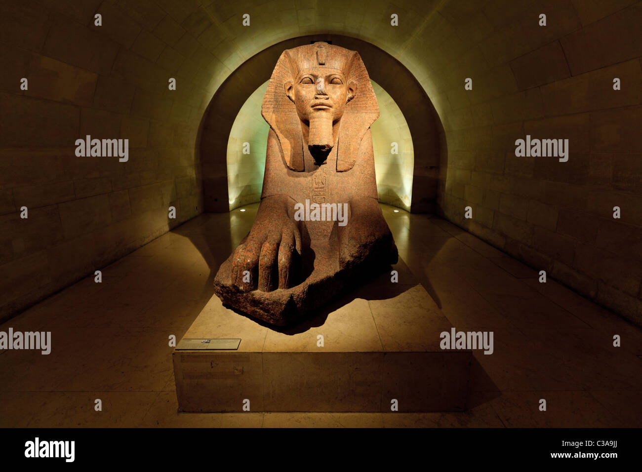 Le grand Sphinx, Musée du Louvre, Paris Banque D'Images