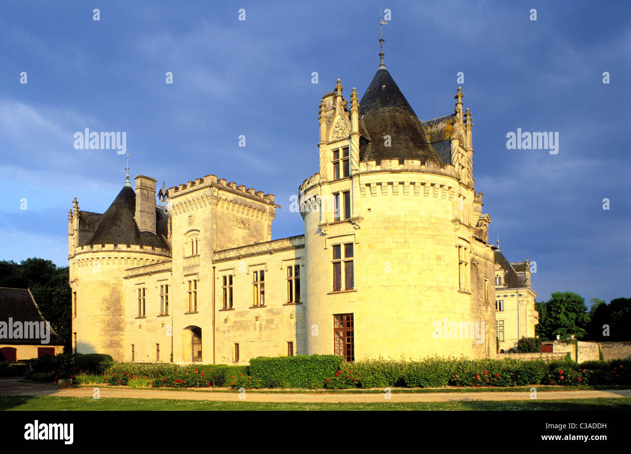 La France, dans le Maine et Loire, le Château de Brézé Banque D'Images