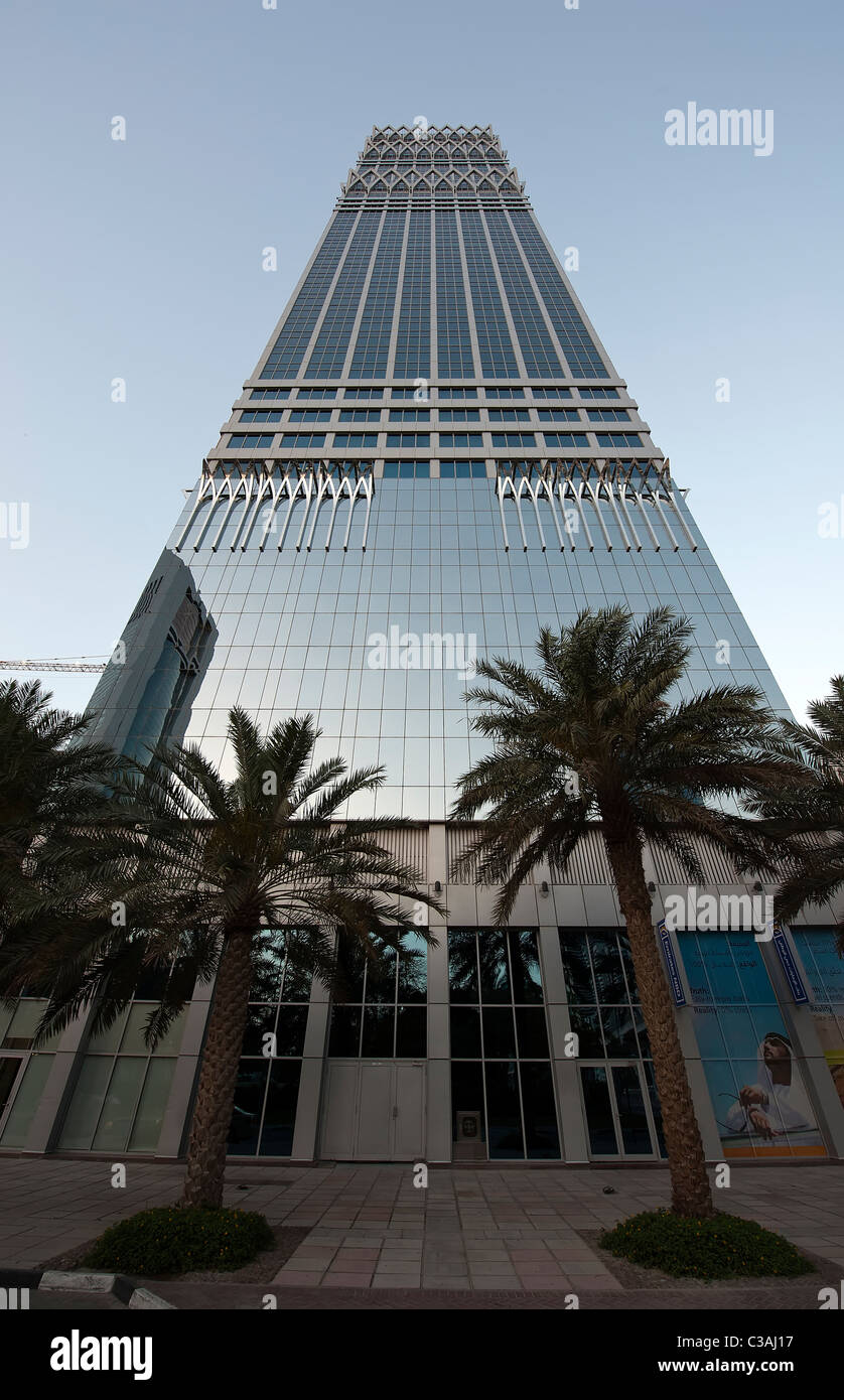 L'architecture moderne sur Sheikh Zayed Road, Dubai Banque D'Images