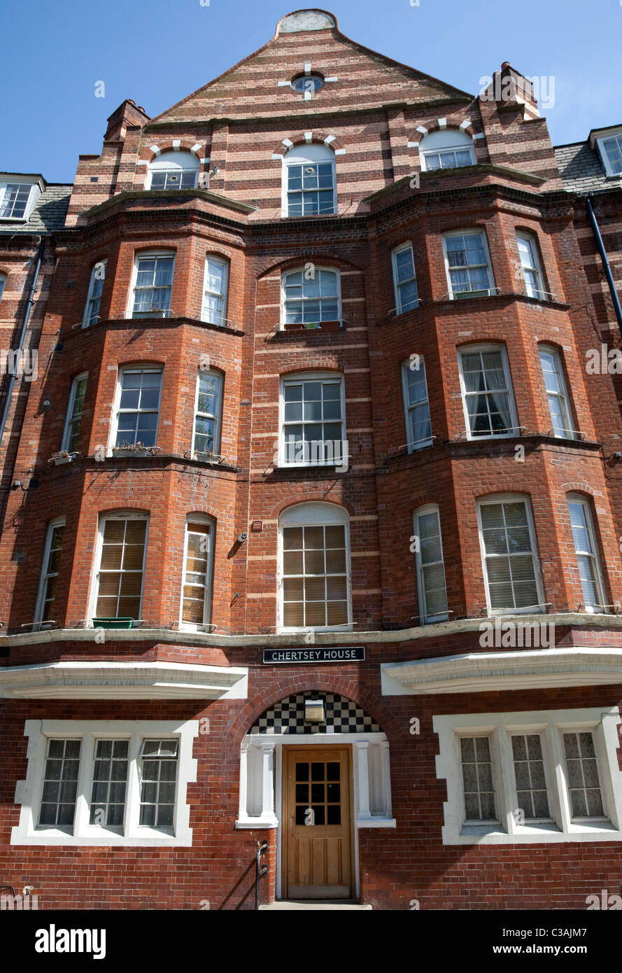 La limite Estate à Shoreditch, London, ouvert en 1900, est l'un des premiers programmes de logements sociaux Banque D'Images